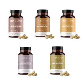 Packung mit funktionellen Pilzen